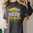 Proud Mama Of A 2026 Graduate Grad Senior Graduation Women's Comfort Colors T-Shirt Pepper