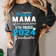 Proud Mama Of 5th Grade Graduate 2024 Elementary Graduation Women's Comfort Colors T-Shirt Pepper