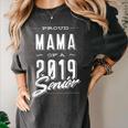 Proud Mama Senior 2019 Mom Graduate Graduation Mommy T Shirt Women's Comfort Colors T-Shirt Pepper