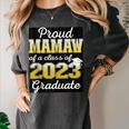 Proud Mamaw Of 2023 Graduate Class 2023 Graduation Family Women's Comfort Colors T-Shirt Pepper