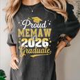 Proud Memaw Of a Class Of 2026 Graduate Senior Graduation Women's Comfort Colors T-Shirt Pepper