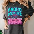 Proud Member Of The Dial Up Club Tech Nostalgia Top Women's Comfort Colors T-Shirt Pepper