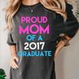 Proud Mom Of A 2017 Graduate Graduation Tee T-Shirt Women's Comfort Colors T-Shirt Pepper