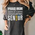 Proud Mom Of 2019 Senior Graduation Shirt Graduate Women's Comfort Colors T-Shirt Pepper