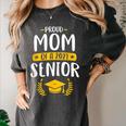 Proud Mom Of A 2021 Senior Shirt Class Graduation 2021 Mommy Women's Comfort Colors T-Shirt Pepper