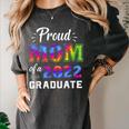 Proud Mom Of a 2022 Graduate Matching Tie Dye Graduation Women's Comfort Colors T-Shirt Pepper