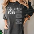 Proud Mom Of A 2026 Graduate Grad Senior Mother Graduation Women's Comfort Colors T-Shirt Pepper