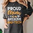 Proud Mom Of An Awesome Rad Tech Graduation Matching Family Women's Comfort Colors T-Shirt Pepper