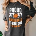 Proud Mom Of Basketball Senior 2026 Graduation Women's Comfort Colors T-Shirt Pepper
