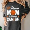 Proud Mom Of a Basketball Senior Class Of 2026 Graduation Women's Comfort Colors T-Shirt Pepper