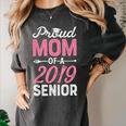Proud Mom Of A Class 2019 Senior T Shirt Graduation Women's Comfort Colors T-Shirt Pepper