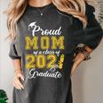 Proud Mom Of a Class Of 2021 Graduate Graduation Senior 2021 Women's Comfort Colors T-Shirt Pepper
