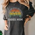 Proud Mom Of a Class Of 2021 Graduate Senior 21 Graduation Women's Comfort Colors T-Shirt Pepper
