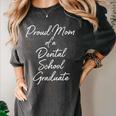 Proud Mom Dental School Graduate Graduation Tee Women's Comfort Colors T-Shirt Pepper