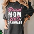 Proud Mom Of The Graduate Senior Class 2019 Graduation Party Women's Comfort Colors T-Shirt Pepper