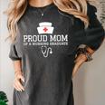 Proud Mom Of a Nursing Graduate Nurse Senior 2026 Graduation Women's Comfort Colors T-Shirt Pepper