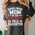 Proud Mom Of PhDaughter PhD Degree Graduate Graduation Women's Comfort Colors T-Shirt Pepper