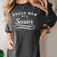Proud Mom Of a Senior Class Of 2021 Graduation Women's Comfort Colors T-Shirt Pepper