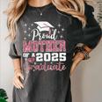 Proud Mother Of 2025 College Graduate Family Graduation Women's Comfort Colors T-Shirt Pepper