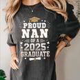 Proud Nan Of A Class Of 2025 Graduate Senior Graduation Women's Comfort Colors T-Shirt Pepper