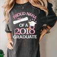 Proud Nana Of a 2018 Graduate Grandmother Graduation Women's Comfort Colors T-Shirt Pepper