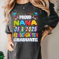 Proud NANA Of a 2025 Kindergarten Graduate Graduation Women's Comfort Colors T-Shirt Pepper