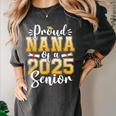 Proud Nana Of A Class Of 2025 Senior Graduation Women's Comfort Colors T-Shirt Pepper
