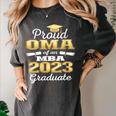 Proud OMA Of 2023 Class MBA Graduate Family Graduation Women's Comfort Colors T-Shirt Pepper