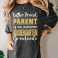 Proud Parent Of Kindergarten Graduate 2024 Graduation Parent Women's Comfort Colors T-Shirt Pepper