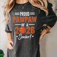 Proud PAW PAW Of 2026 Senior Basketball Student Graduation Women's Comfort Colors T-Shirt Pepper
