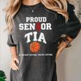 Proud Senior Tia 2026 Graduation Basketball Player Women's Comfort Colors T-Shirt Pepper