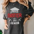 Proud Sister Of a 2019 Senior Graduation Family Women's Comfort Colors T-Shirt Pepper