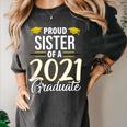 Proud Sister Of A 2021 Graduate Graduation Clothes MBA PhD Women's Comfort Colors T-Shirt Pepper