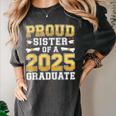 Proud Sister Of A 2025 Graduate Shirt Class 2025 Graduation Women's Comfort Colors T-Shirt Pepper