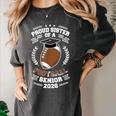 Proud Sister Of a 2026 Football Senior Graduation Women's Comfort Colors T-Shirt Pepper