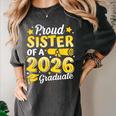 Proud Sister Of A 2026 Graduate Senior Class Graduation Women's Comfort Colors T-Shirt Pepper