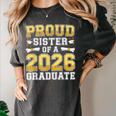 Proud Sister Of A 2026 Graduate Shirt Class 2026 Graduation Women's Comfort Colors T-Shirt Pepper