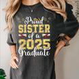 Proud Sister Of A Class Of 2025 Graduate Senior Graduation Women's Comfort Colors T-Shirt Pepper