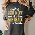 Proud Sister In Law Of 5th Grade Graduate 2023 Graduation Women's Comfort Colors T-Shirt Pepper