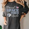 Proud Space Force Uncle Space Force Graduation Tee Women's Comfort Colors T-Shirt Pepper