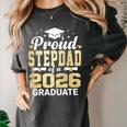 Proud Stepdad Of A 2026 Graduate Class Of Graduation Premium Tri-Blend Women's Comfort Colors T-Shirt Pepper