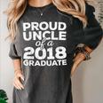 Proud Uncle Of A 2018 Graduate Graduation Women's Comfort Colors T-Shirt Pepper