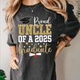 Proud Uncle Of A 2025 Graduate Uncle Graduation 2025 Women's Comfort Colors T-Shirt Pepper