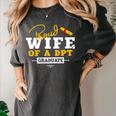 Proud Wife Of a DPT Graduate Graduation Grad Women's Comfort Colors T-Shirt Pepper