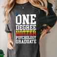 Psychology Graduation Shirt Hotter By One Degree University Women's Comfort Colors T-Shirt Pepper