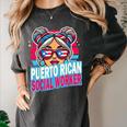 Puerto Rican Latina Social Worker MSW Masters Graduation Women's Comfort Colors T-Shirt Pepper
