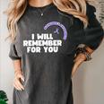 Purple Memory Women's Comfort Colors T-Shirt Pepper Purple Memory Women's Comfort Colors T-Shirt Pepper