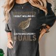 Quail Bird Lover Introvert Quail Women's Comfort Colors T-Shirt Pepper Quail Bird Lover Introvert Quail Women's Comfort Colors T-Shirt Pepper