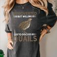 Quail Bird Lover Introvert Quail Women's Comfort Colors T-Shirt Pepper Quail Bird Lover Introvert Quail Women's Comfort Colors T-Shirt Pepper