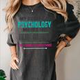 Qualified Psychologist PhD PsyD Shirt Graduation Women's Comfort Colors T-Shirt Pepper